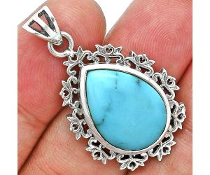 Natural Rare Turquoise Nevada Aztec Mt Pendant Earrings Set EXT01444 T-1018, 13x18 mm