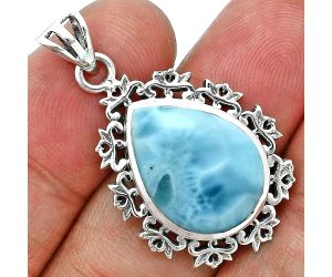 Larimar (Dominican Republic) Pendant Earrings Set EXT01455 T-1018, 13x18 mm