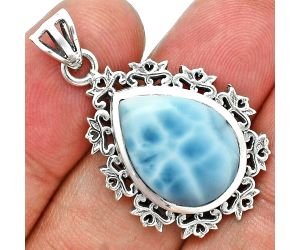 Larimar (Dominican Republic) Pendant Earrings Set EXT01456 T-1018, 13x18 mm