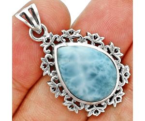 Larimar (Dominican Republic) Pendant Earrings Set EXT01458 T-1018, 13x18 mm