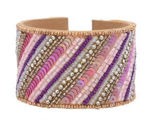 Wholesale Handmade Colorful Bohemian Boho Seed Bead Loom Bracelet, Ethnic Large Cuff Bracelets For Women FBR1006