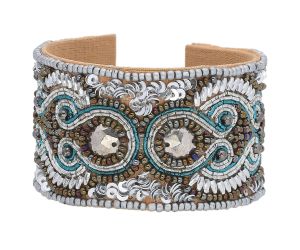 Wholesale Handmade Colorful Bohemian Boho Seed Bead Loom Bracelet, Ethnic Large Cuff Bracelets For Women FBR1007