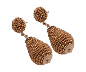 Wholesale Handmade Colorful Beaded Earrings,Hoop Dangle Earrings, Bohemia Drops Earrings, Tassel Earrings FER1019
