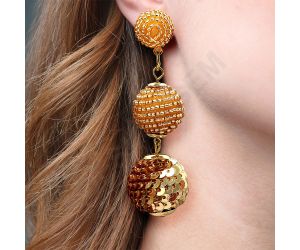 Wholesale Handmade Colorful Beaded Earrings,Hoop Dangle Earrings, Bohemia Drops Earrings, Tassel Earrings FER1027