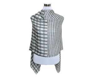 Wholesale Premium & Soft Quality Printed Scarf 100% Cashmere Wool Lightweight MWL313