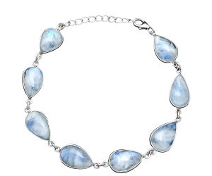 Rainbow Moonstone Bracelet SDB5220 B-1001, 10x15 mm