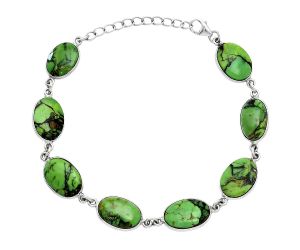 Green Matrix Turquoise Bracelet SDB5229 B-1001, 10x13 mm