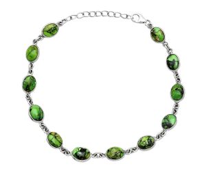 Green Matrix Turquoise Bracelet SDB5232 B-1001, 6x8 mm