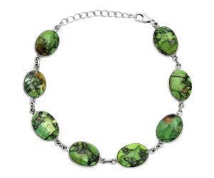 Green Matrix Turquoise Bracelet SDB5251 B-1001, 10x14 mm