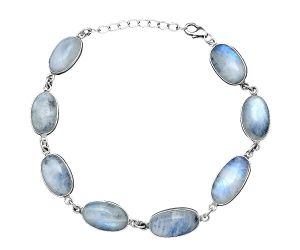 Rainbow Moonstone Bracelet SDB5266 B-1001, 8x16 mm