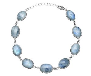 Rainbow Moonstone Bracelet SDB5269 B-1001, 9x12 mm