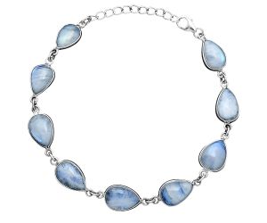 Rainbow Moonstone Bracelet SDB5270 B-1001, 8x11 mm