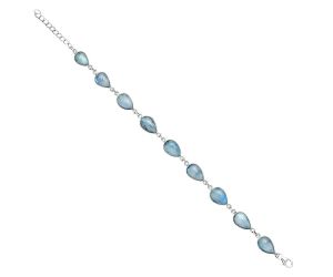 Rainbow Moonstone Bracelet SDB5270 B-1001, 8x11 mm