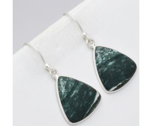 Natural Larsonite Jasper Earrings SDE40643 E-1001, 16x18 mm