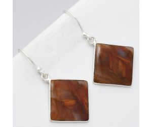 Natural Pietersite Earrings SDE40660 E-1001, 15x15 mm