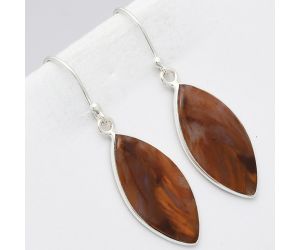 Natural Pietersite Earrings SDE40671 E-1001, 11x23 mm