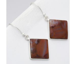 Natural Pietersite Earrings SDE40695 E-1001, 14x14 mm