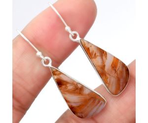 Natural Pietersite Earrings SDE40776 E-1001, 10x22 mm