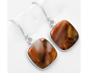 Natural Pietersite Earrings SDE40859 E-1001, 14x14 mm