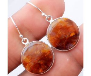 Natural Pietersite Earrings SDE40905 E-1001, 16x16 mm