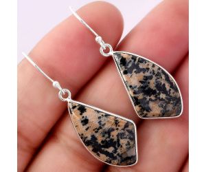 Natural Russian Honey Dendrite Opal Earrings SDE40986 E-1001, 13x24 mm