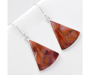 Natural Pietersite - Namibia Earrings SDE41377 E-1001, 18x22 mm