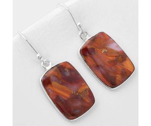 Natural Pietersite - Namibia Earrings SDE41416 E-1001, 13x19 mm