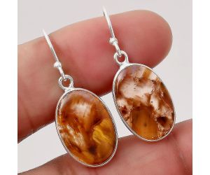 Natural Pietersite - Namibia Earrings SDE45274 E-1001, 12x18 mm