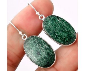 Natural Green Aventurine Earrings SDE45969 E-1001, 14x21 mm