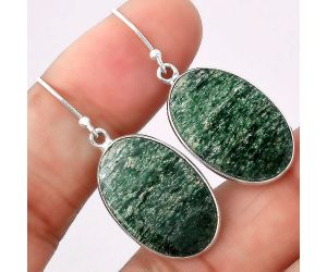 Natural Green Aventurine Earrings SDE46171 E-1001, 15x22 mm