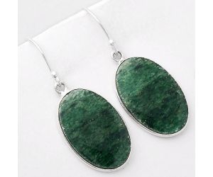 Natural Green Aventurine Earrings SDE46171 E-1001, 15x22 mm