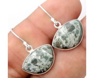 Natural Larsonite Jasper Earrings SDE46996 E-1001, 12x18 mm