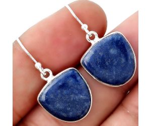 Natural Dumortierite Quartz Earrings SDE47742 E-1001, 14x14 mm