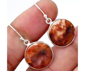 Natural Pietersite - Namibia Earrings SDE48056 E-1001, 15x15 mm