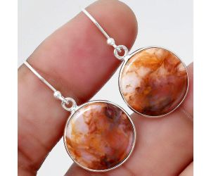 Natural Pietersite - Namibia Earrings SDE48067 E-1001, 16x16 mm