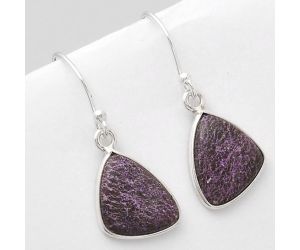 Natural Purpurite - South Africa Earrings SDE48924 E-1001, 11x13 mm