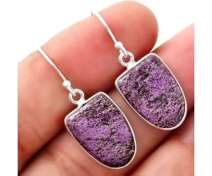 Natural Purpurite - South Africa Earrings SDE48941 E-1001, 12x17 mm