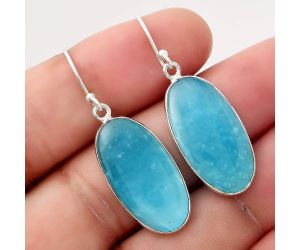 Natural Smithsonite Earrings SDE50380 E-1001, 12x24 mm