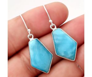 Natural Smithsonite Earrings SDE50501 E-1001, 13x21 mm