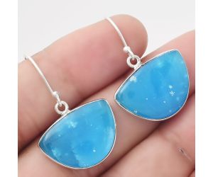 Natural Smithsonite Earrings SDE50560 E-1001, 15x21 mm