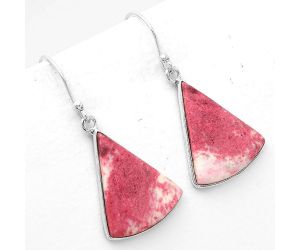 Natural Pink Thulite - Norway Earrings SDE50673 E-1001, 17x21 mm