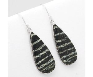 Natural Chrysotile Earrings SDE50827 E-1001, 13x31 mm