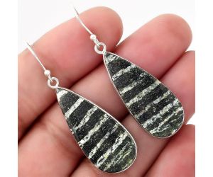 Natural Chrysotile Earrings SDE50827 E-1001, 13x31 mm