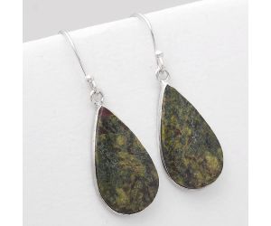 Dragon Blood Stone - South Africa Earrings SDE50874 E-1001, 13x23 mm