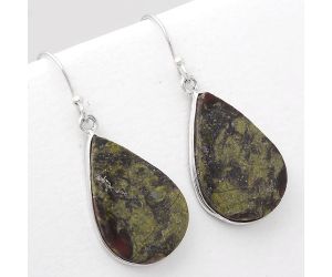 Dragon Blood Stone - South Africa Earrings SDE50882 E-1001, 16x24 mm