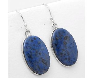 Natural Dumortierite Quartz Earrings SDE50980 E-1001, 14x22 mm