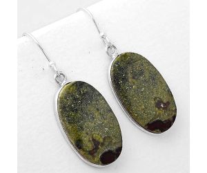 Dragon Blood Stone - South Africa Earrings SDE51002 E-1001, 14x23 mm