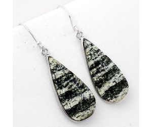 Natural Chrysotile Earrings SDE51033 E-1001, 13x29 mm