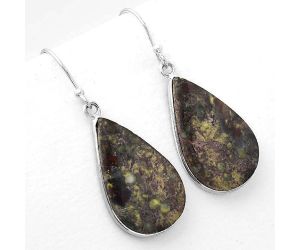 Dragon Blood Stone - South Africa Earrings SDE51044 E-1001, 16x25 mm