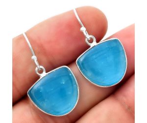 Natural Smithsonite Earrings SDE51483 E-1001, 14x16 mm